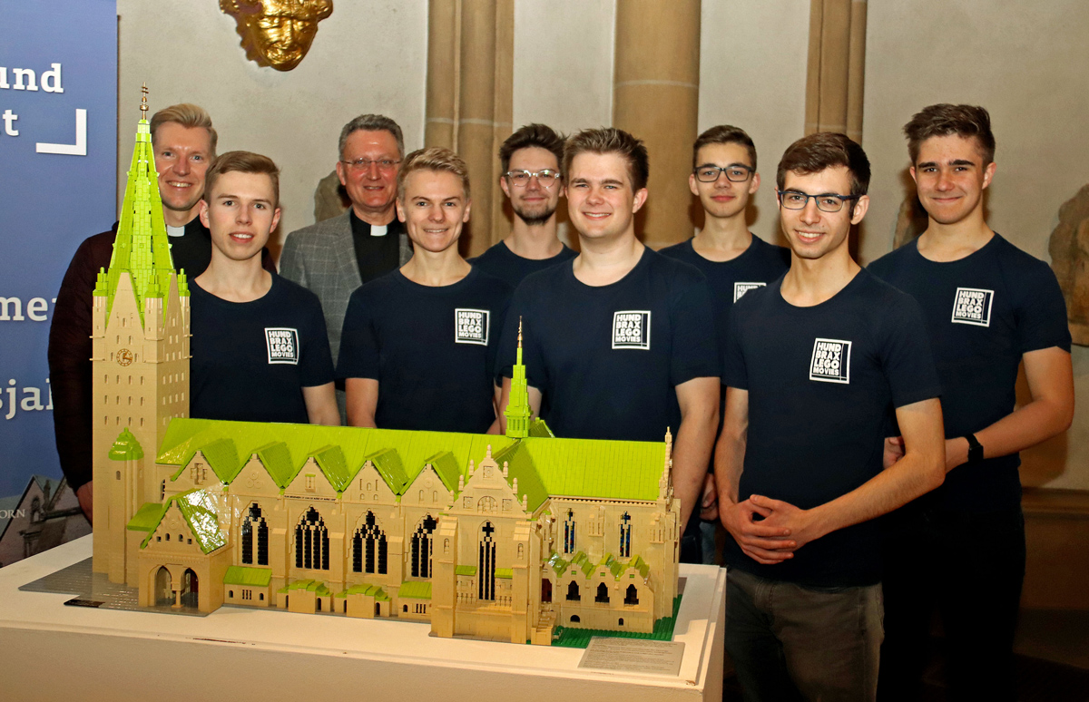LEGO-model in the cathedral of Paderborn