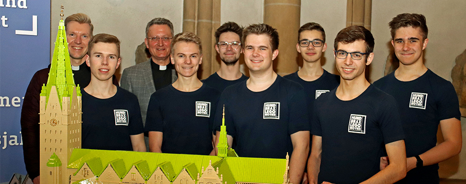 LEGO-model in the cathedral of Paderborn